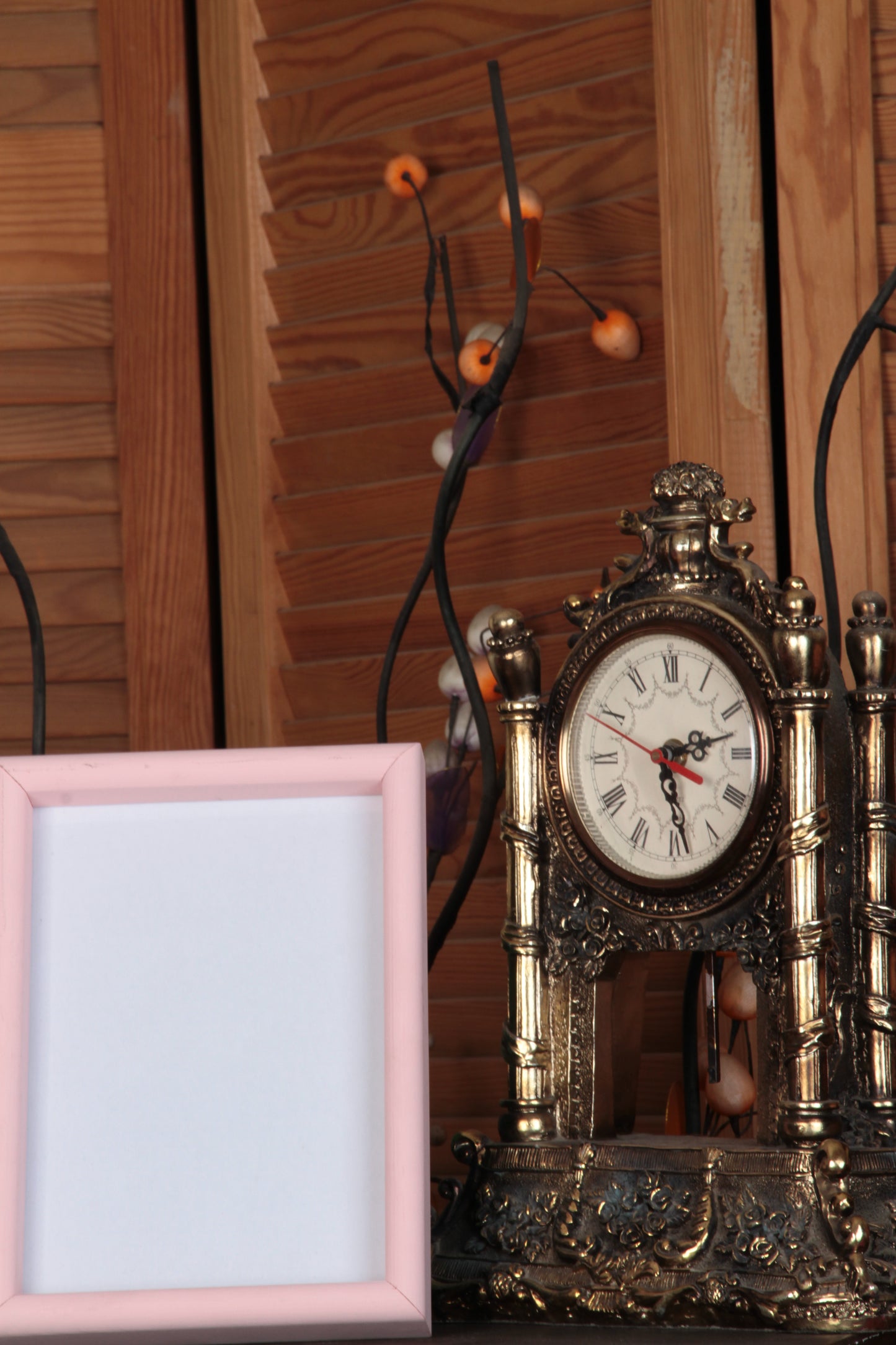 15x21 Derinlikli Pembe Ahşap çerçeve