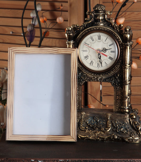 15x21 derinlikli yanık ahşap çerçeve